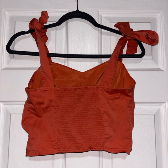 Forever 21 Rust Ruched Crop Top - Picture 5 of 5